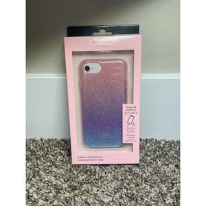 Kate Spade Phone Case Pink Glitter iPhone 8, 7, 6s, 6 - New